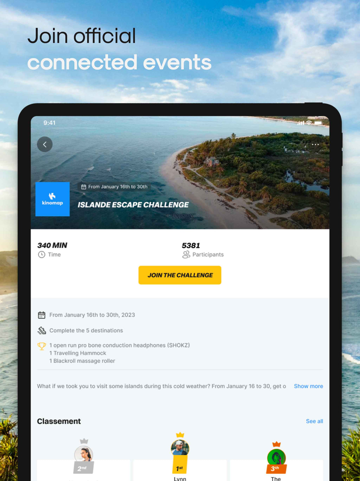 Kinomap 1-Year Membership