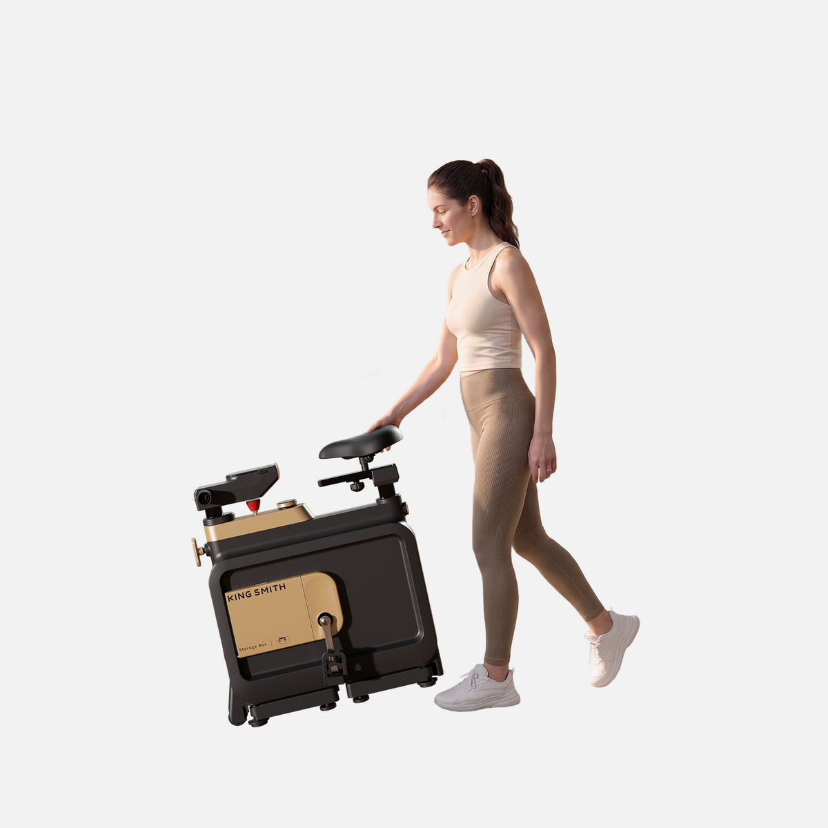 W1P Foldable Exercise Bike, Under Desk Bike